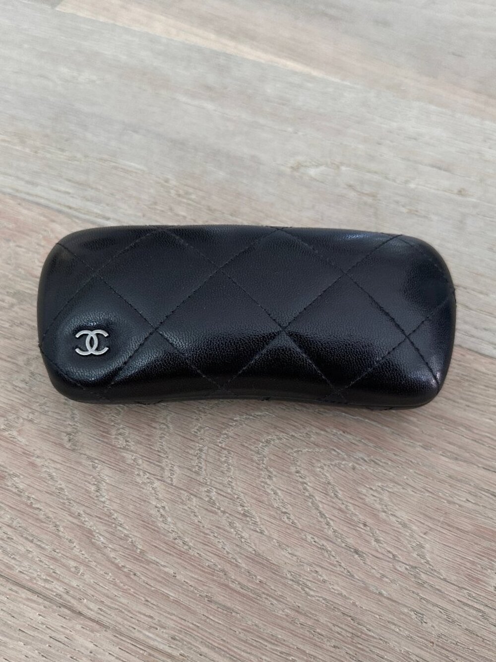 Black Chanel Glasses Case